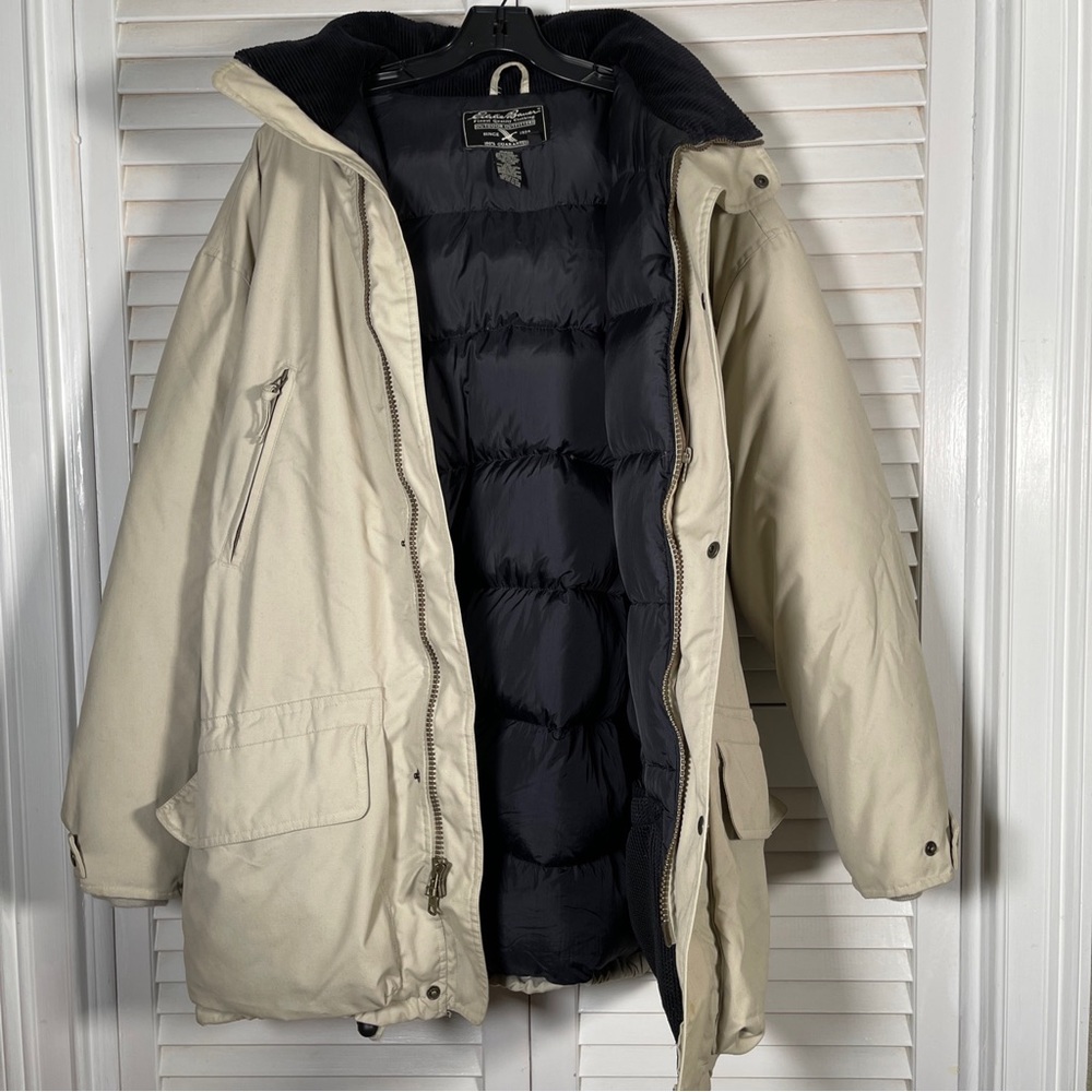 Mens Eddie Bauer Parka Puffer Coat size L